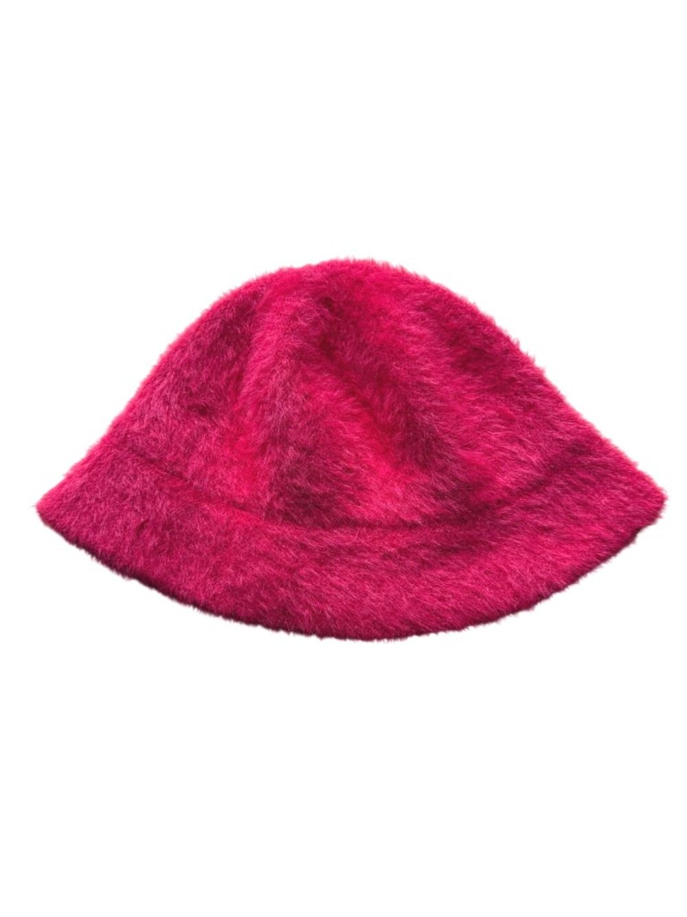 Maeve By Anthropologie Women's Bucket Hat Red Faux Fur Fuzzy Reversible